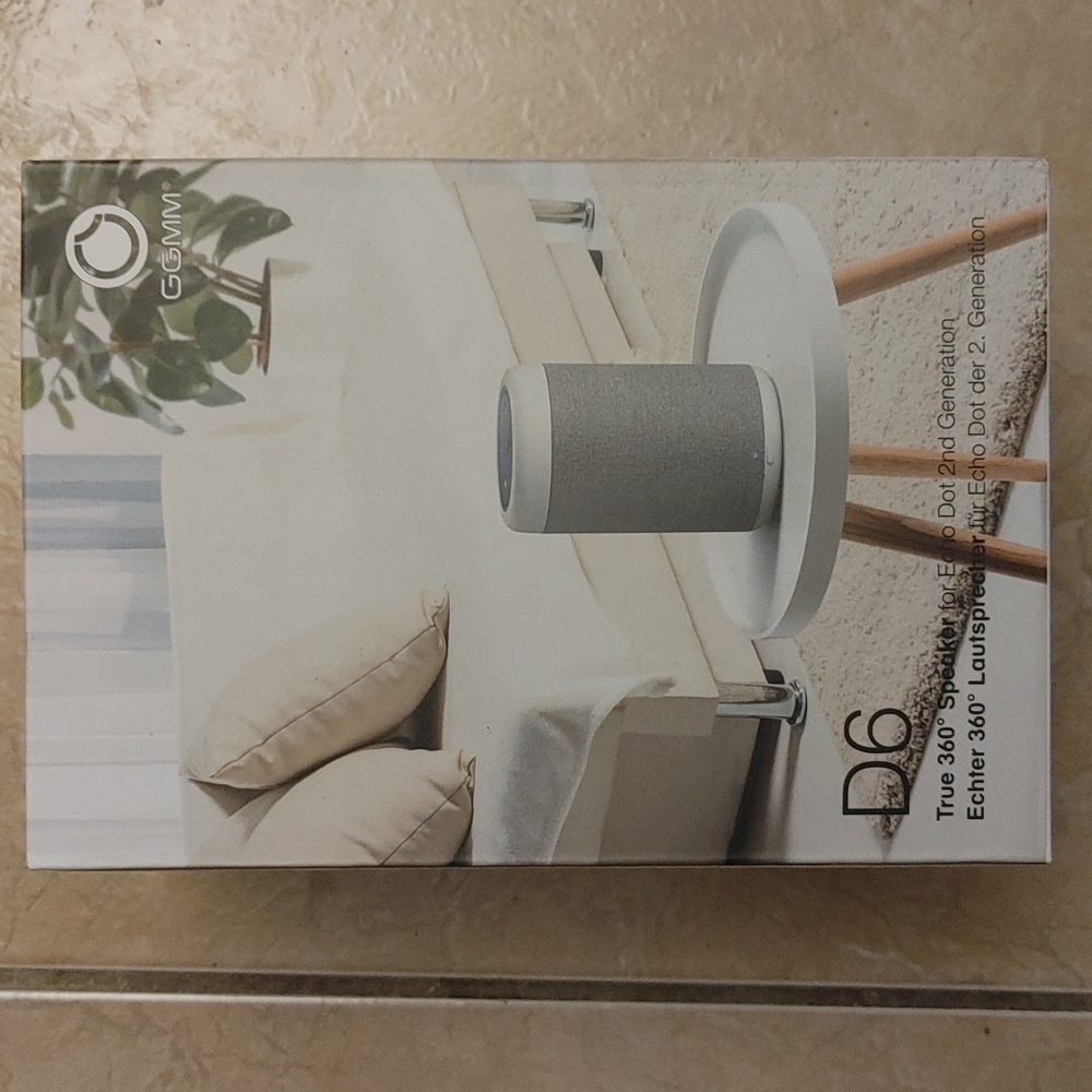 GGMM D6 Wireless Speaker for Echo Dot 2nd Generation